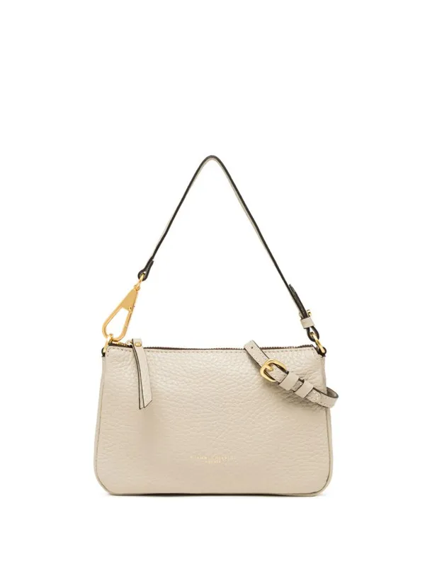 Brooke mini bag in beige bubble leather