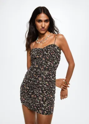 Dress print lurex