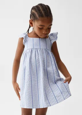Dress striped cotton