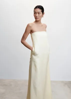 Dress without straps