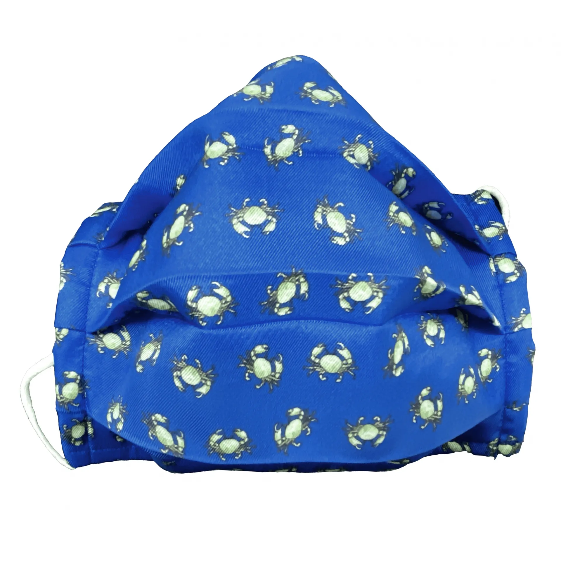 StyleMask Mascherina facciale filtrante blu fantasia granchi