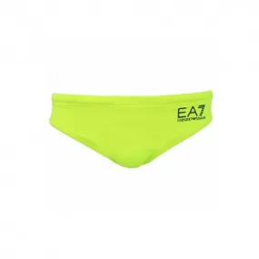 Yellow EA7 Swim Briefs with Small Logo